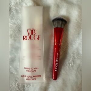Sephora VIB Rouge Red Makeup Brush #56.5 Pro Mini Flawless Airbrush New